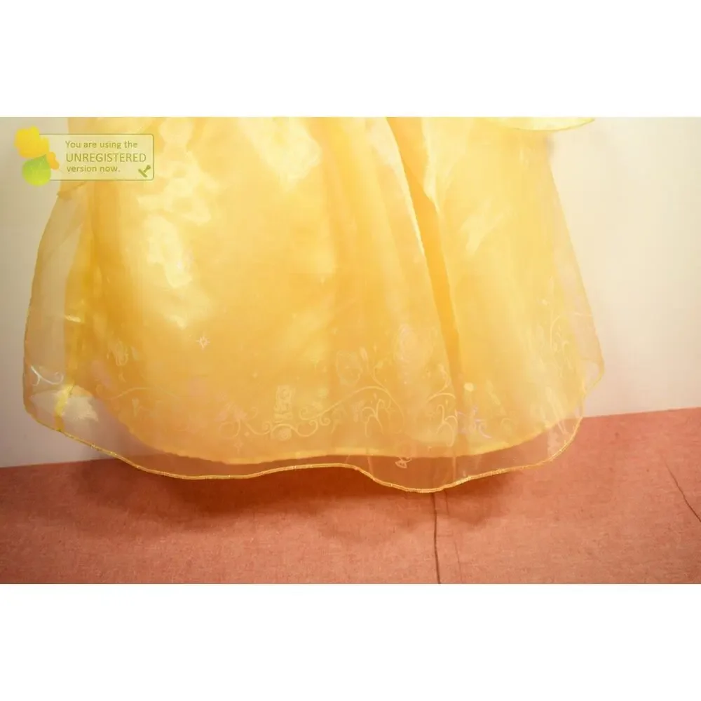 Disney Princess Belle Dress Girls Costume Size 3